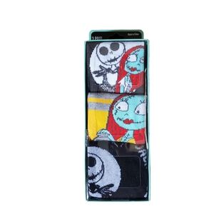 Disney Nightmare Before Christmas Crew Socks 3 Pairs New